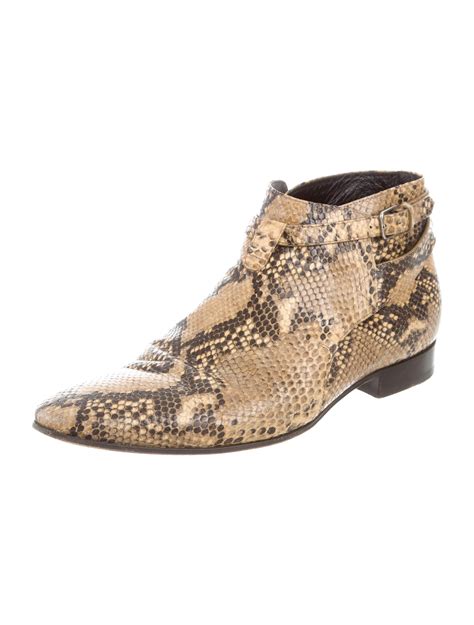 ysl ankle boots studded|saint laurent male boots snakeskin.